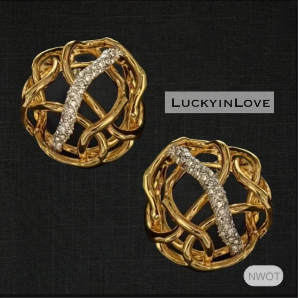 Alexis Bittar • Solanales Twisted Button Earrings
